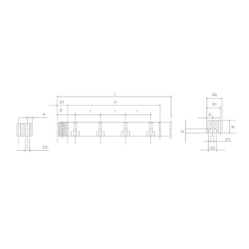 DIN7 Straight-Toothed Milled Rack